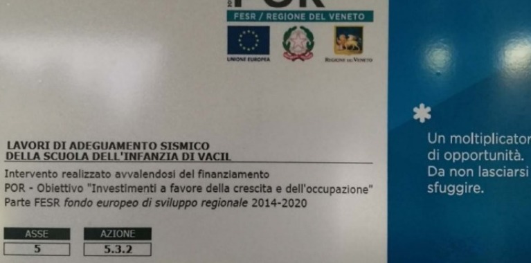 Contributo comunitario per interventi di messa in sicurezza sismica di edifici pubblici