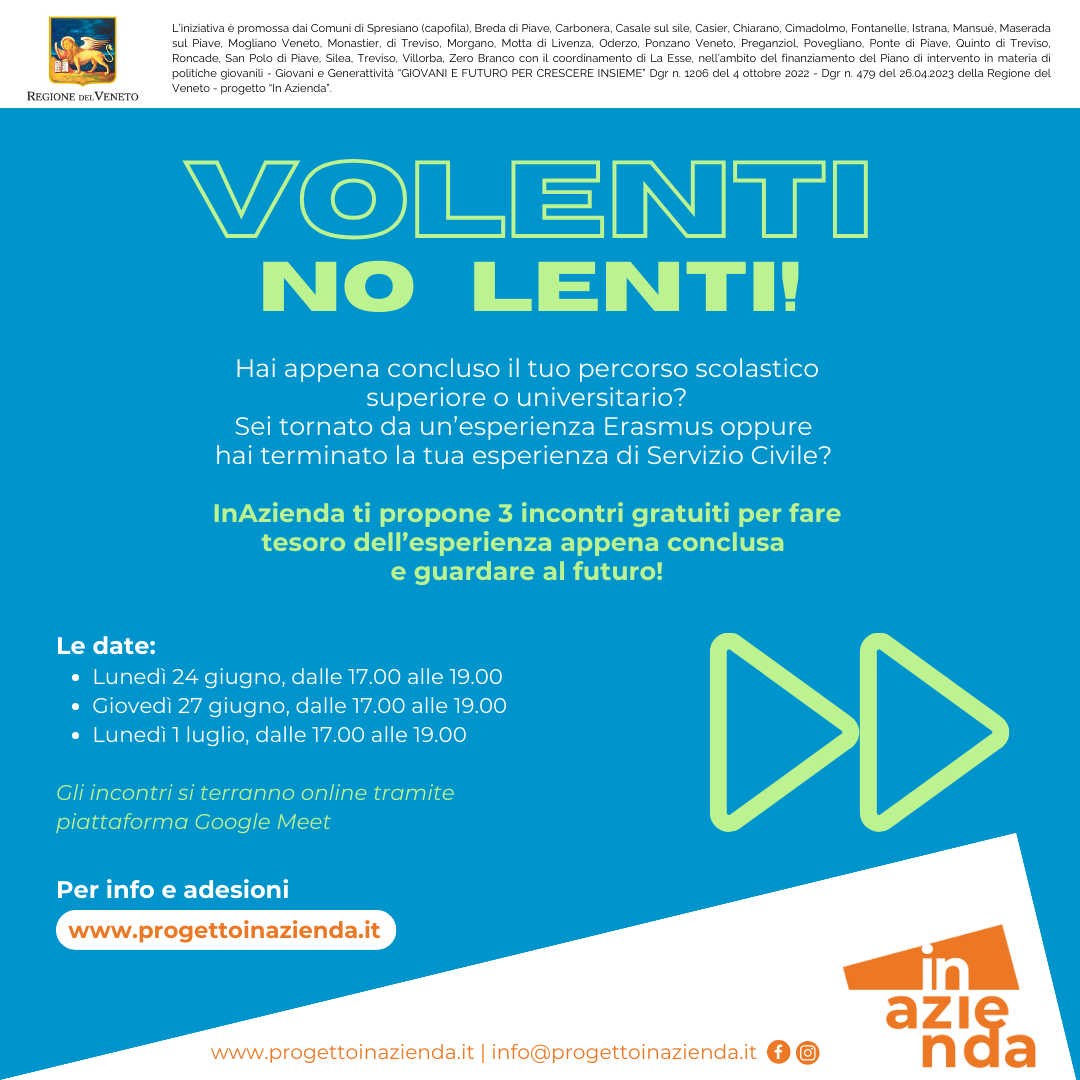Workshop Gratuito online Volenti No Lenti!