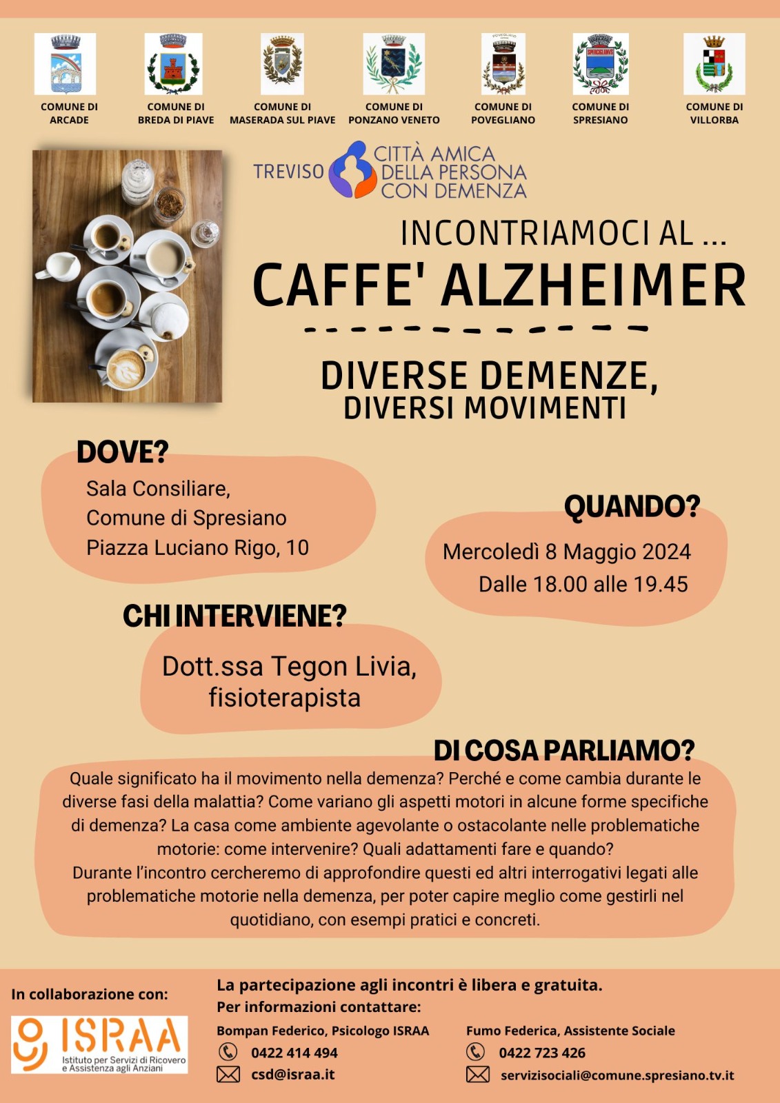 Caffè Alzheimer - Diverse demenze, diversi movimenti