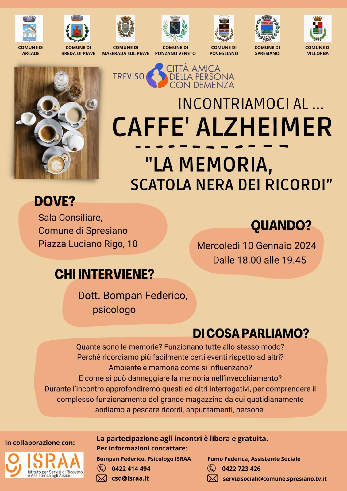 Caffè Alzheimer - La memoria, scatola nera dei ricordi